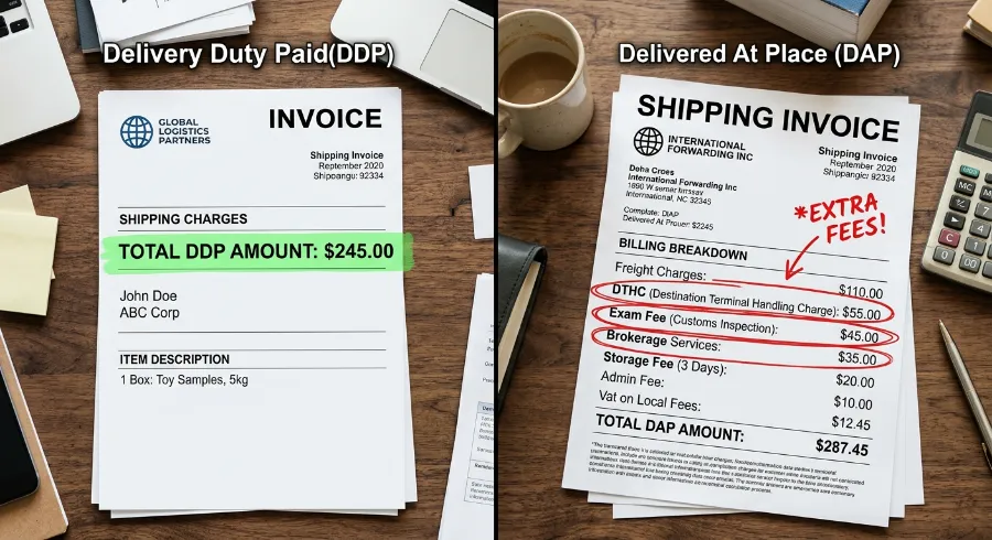 Hidden Destination Charges