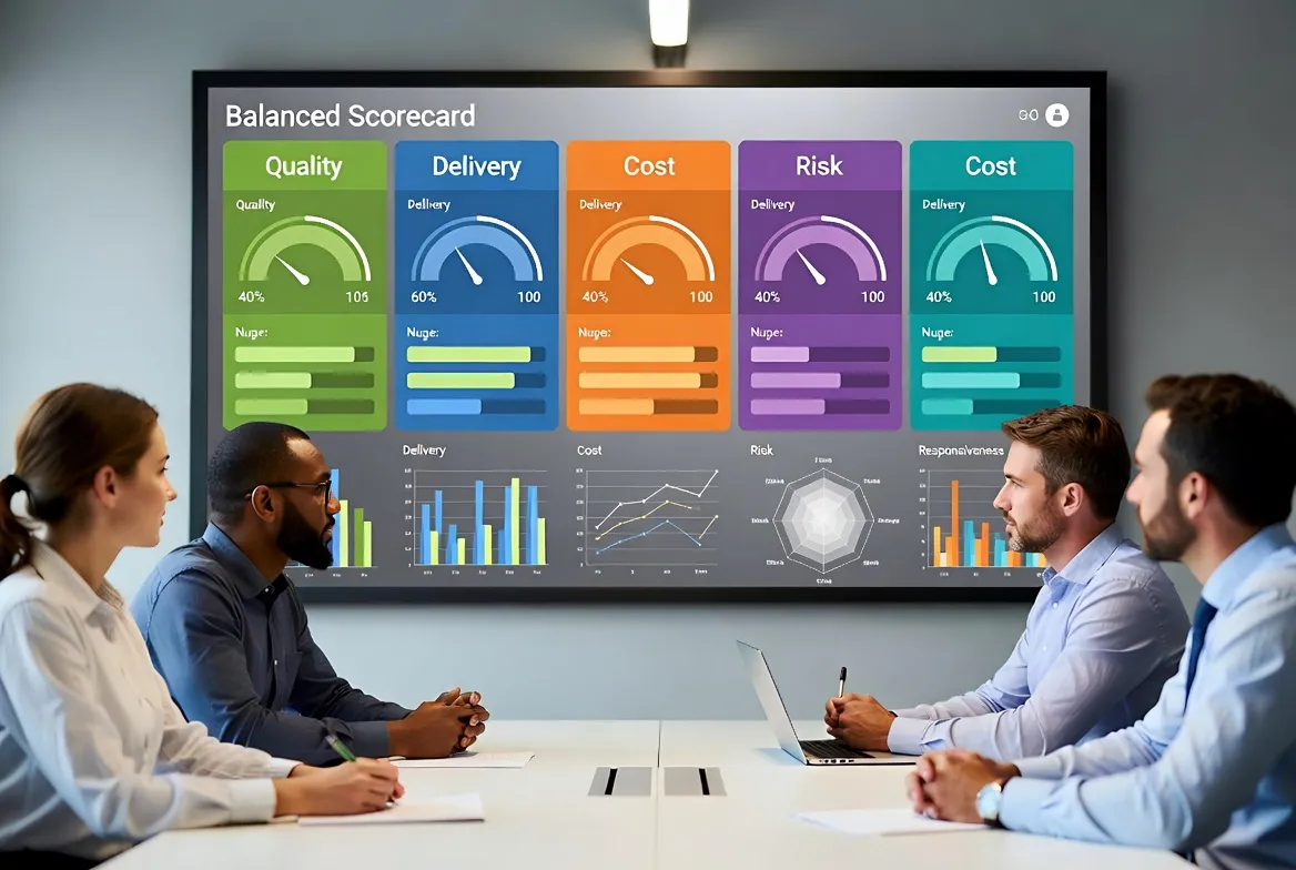 Implement the Supplier Scorecard and Review Cadence
