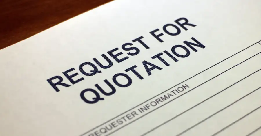 Issue the Request for Quotation