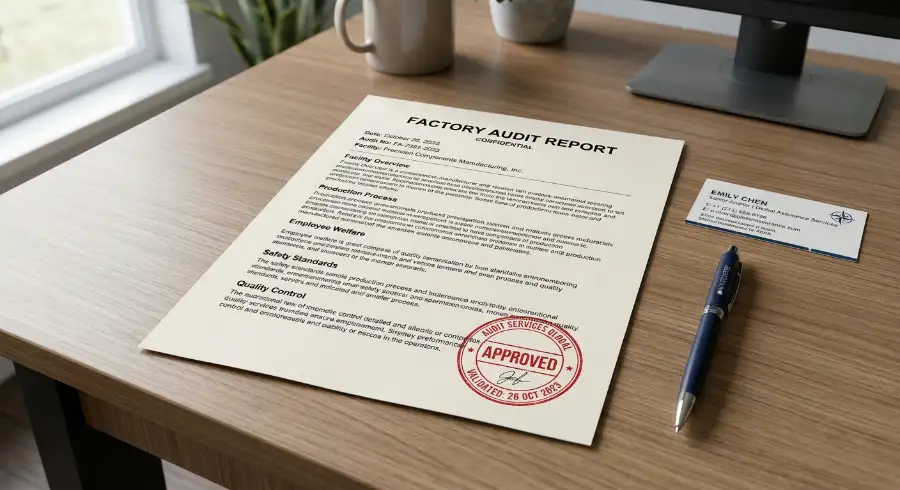 Official factory audit report