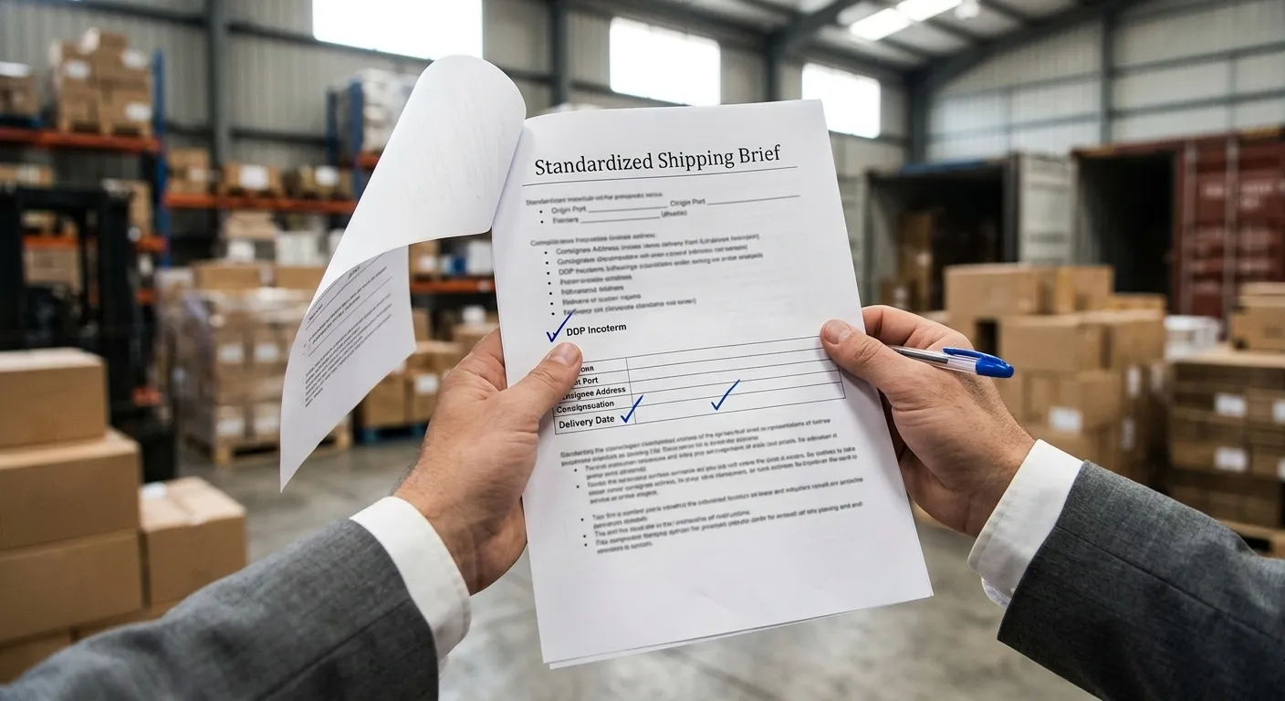 Build a Standardized Shipping Brief