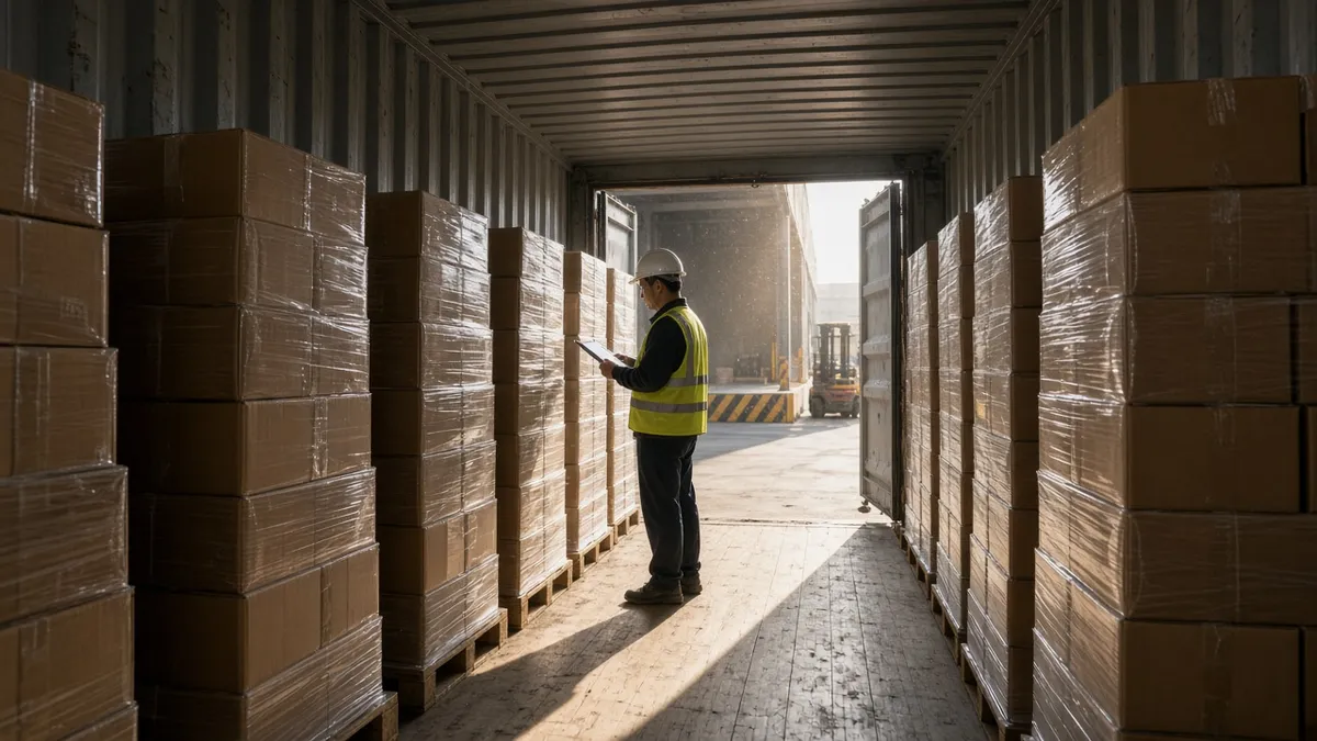 Total landed cost comparison showing freight, duty and packaging erasing a lower unit price