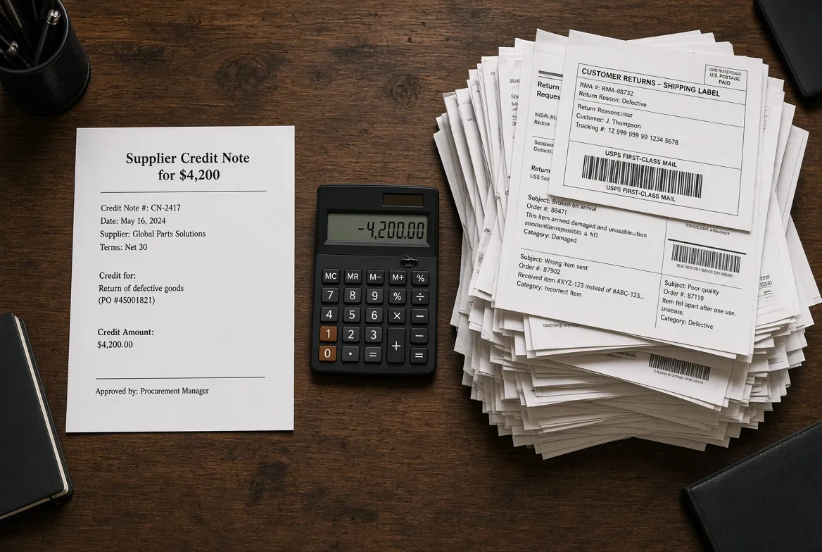 Supplier credits can make a defect issue look resolved while hidden downstream costs remain