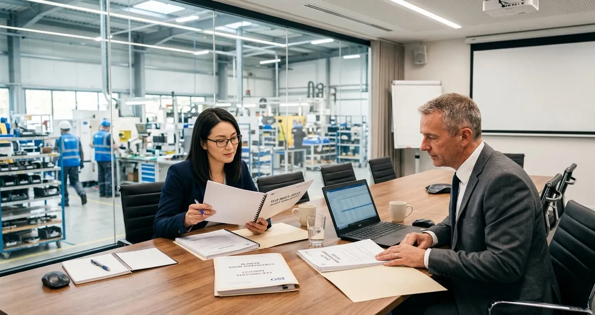 Checklist of documents needed before verifying a Chinese ISO 9001 certificate