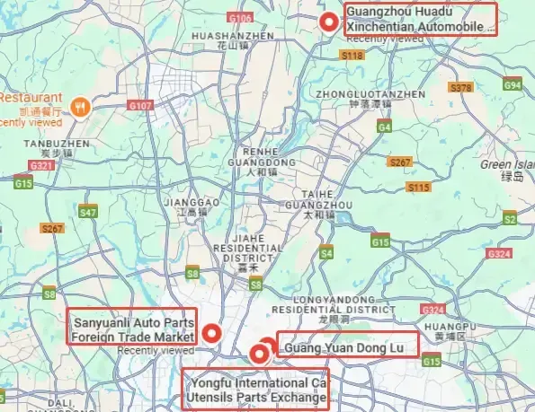 Guangzhou Market Route Planning