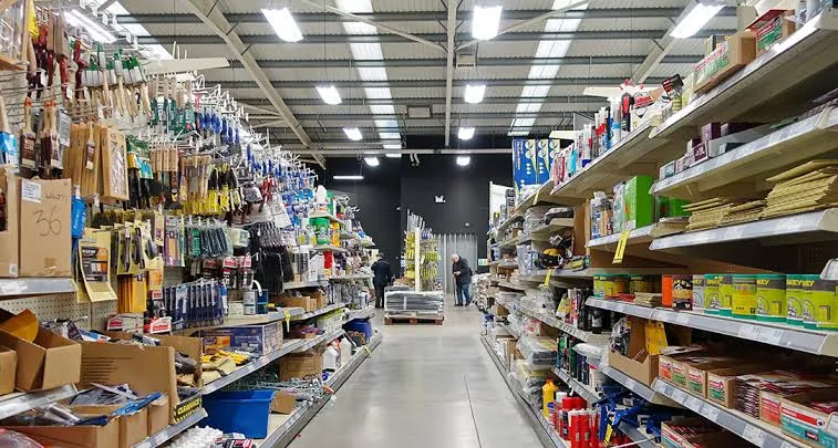 Hardware components and timber packaging prepared for export