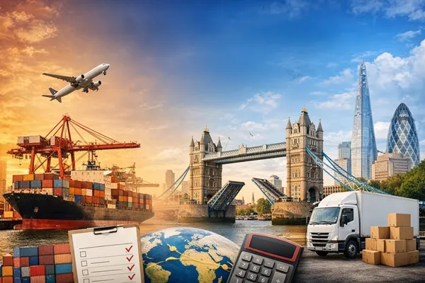 Freight, customs and UK delivery